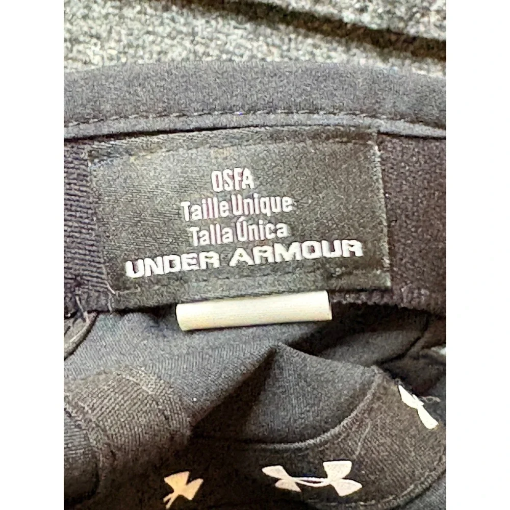Under Armour Shadow Cap 4.0 Black Running Hat Adjustable OSFA 1291840-001